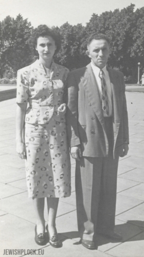 Izrael Abram (Julius) Bomzon i Bella Bomzon z domu Kociołek, Sydney, ok. 1950 roku